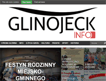 Tablet Screenshot of glinojeck.info
